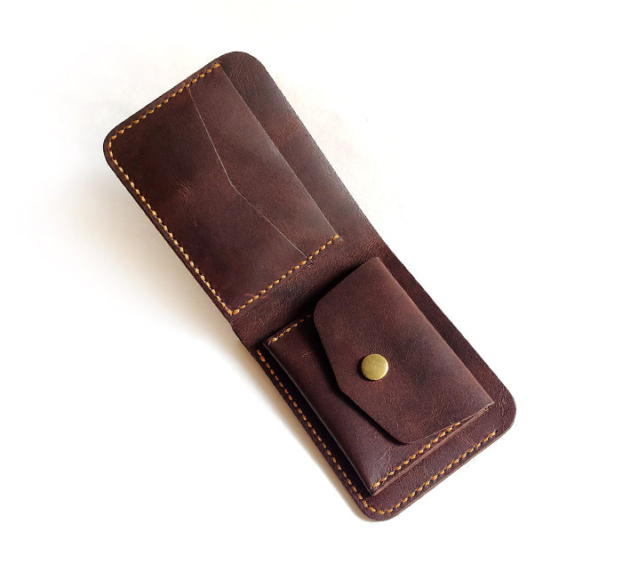 Handmade Leather Wallet – Card Holders Long Currency Pocket I