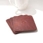 The Maker - Full Grain Leather Coasters Set of 3