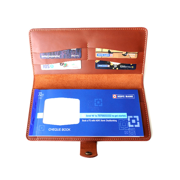 The Deal - Leather Cheque Book Wallet