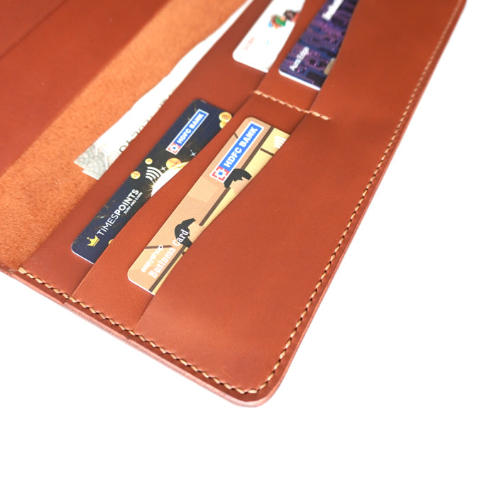 Fancy Cheque Book Handmade Leather Cheque Book Wallet | Full-Grain Organizer for ...